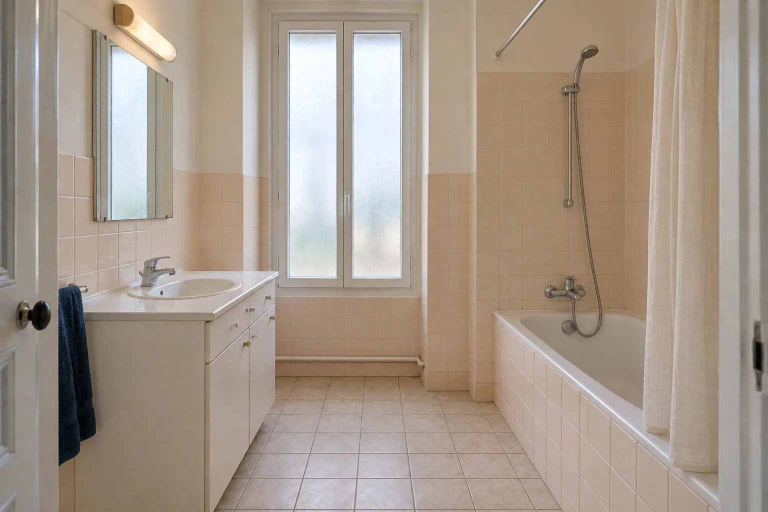 Salle de bain avant rénovation